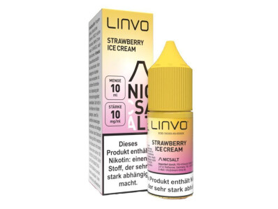 Linvo - Strawberry Ice Cream - Nikotinsa box