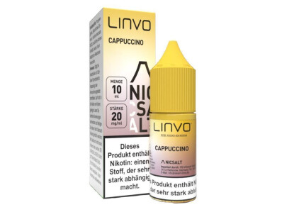 Linvo - Cappuccino - Nikotinsalz Liquid box