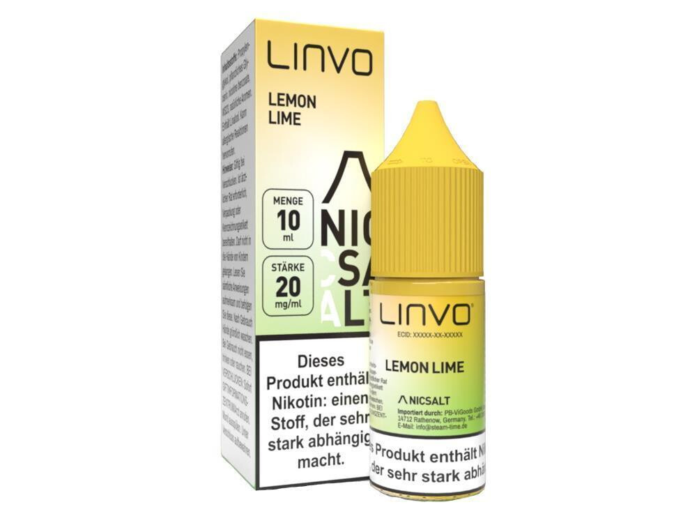 Linvo - Lemon Lime - Nikotinsalz Liquid