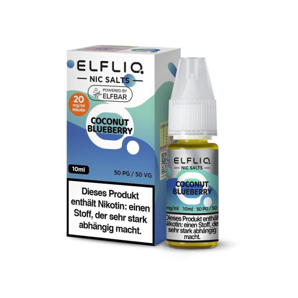 ELFLIQ Coconut Blueberry Nikotinsalz Liquid 10ml , 9,80