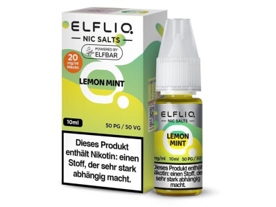 ELFLIQ - Lemon Mint - Nikotinsalz Liquid box