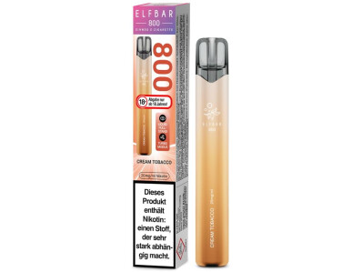 Elfbar 800 Einweg E-Zigarette - Cream To box