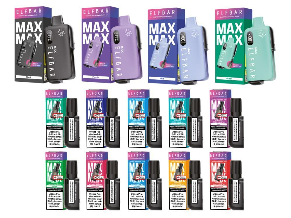 Elfbar Max Pod Kit + 10ml Liquid