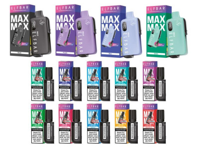 Elfbar Max Pod Kit + 10ml Liquid box