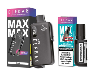 Elfbar Max Pod Kit + 10ml Liquid - gr&uu box