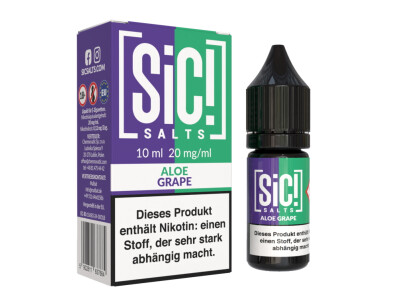 SiC! Salts - Aloe Grape - Nikotinsalz Li box