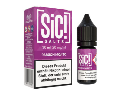 SiC! Salts - Passion Mojito - Nikotinsal box
