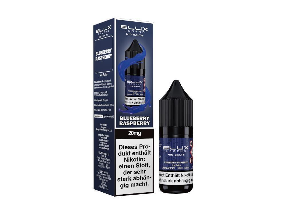 Elux - Blueberry Raspberry - Nikotinsalz box