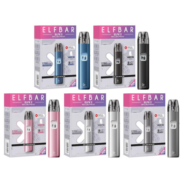 liquid in vapes Elfbar ELFA Turbo Pro Pod Kit – Dual-Modus E-Zigarette