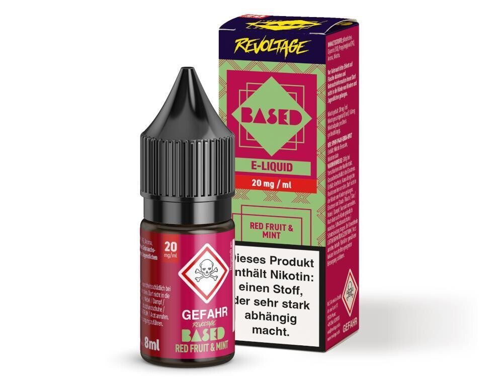 Revoltage - BASED - Red Fruit Mint - Hybrid Nikotinsalz Liqu