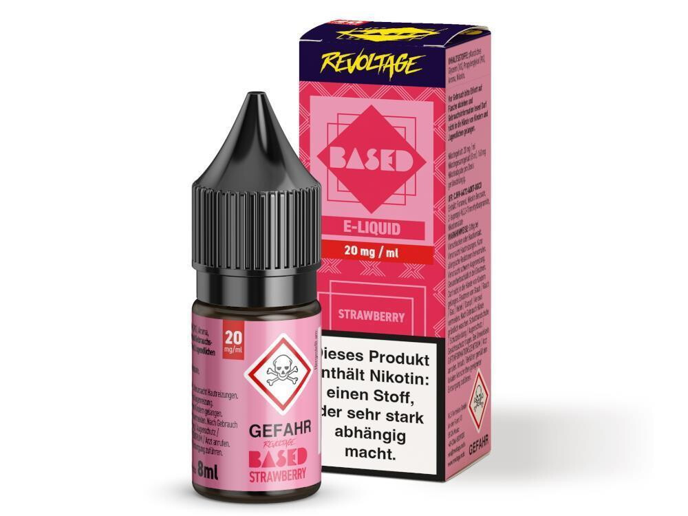 Revoltage - BASED - Strawberry - Hybrid Nikotinsalz Liquid (