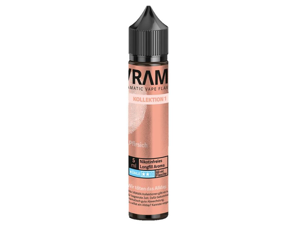 VRAMA - Kollektion 1 - Longfill Aroma - Pfirsich 5 ml