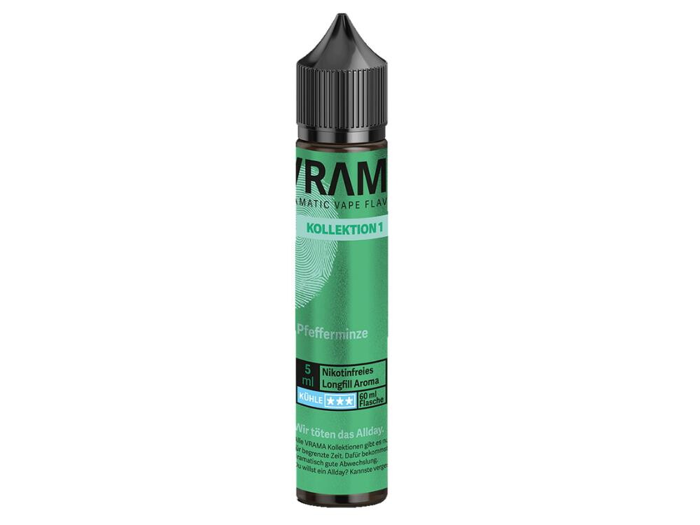 VRAMA - Kollektion 1 - Longfill Aroma - Pfefferminze 5 ml
