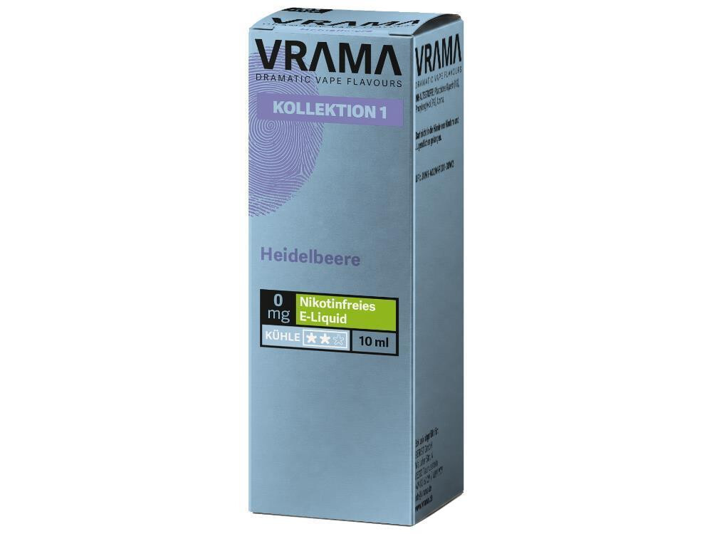 VRAMA - Kollektion 1 - Heidelbeere - Nikotinsalz Liquid