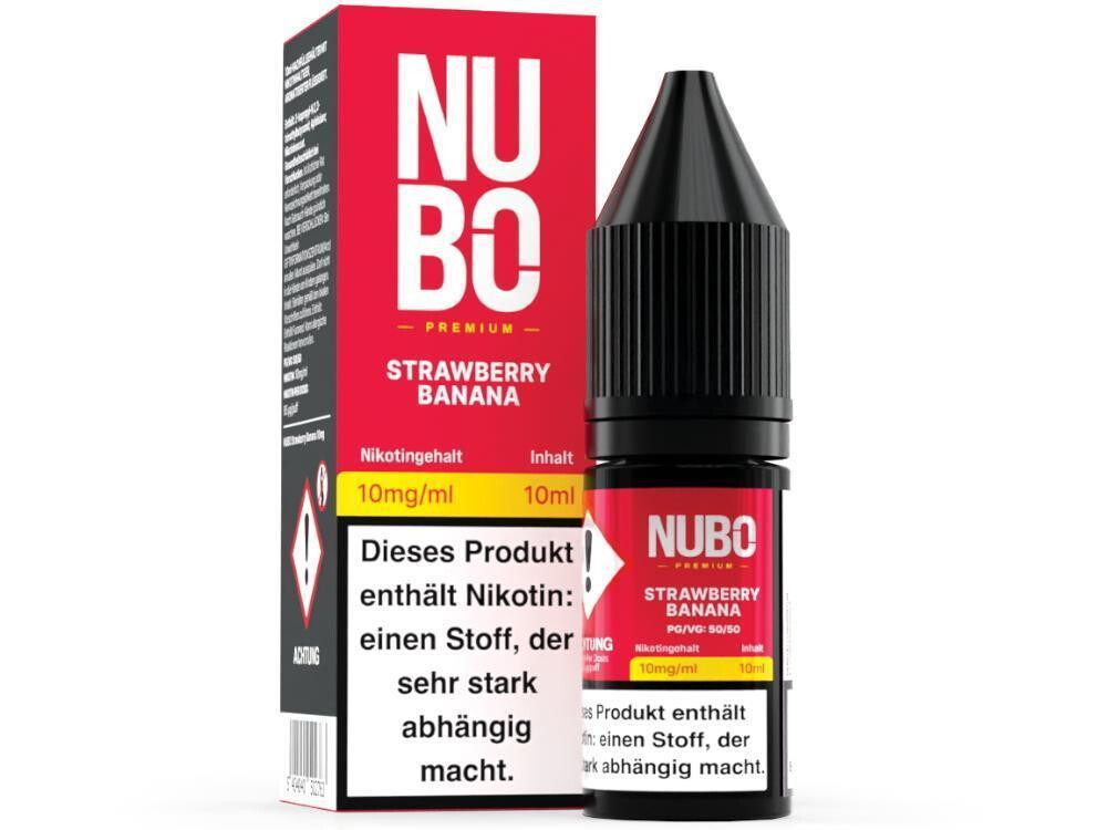 NUBO - Strawberry Banana - Nikotinsalz Liquid