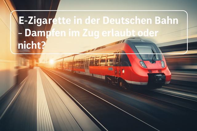 E-Zigarette in der Deutschen Bahn – Dampfen im Zug