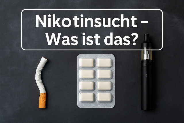 Symbolbild Nikotinsucht – Gehirn und Neurotransmitter