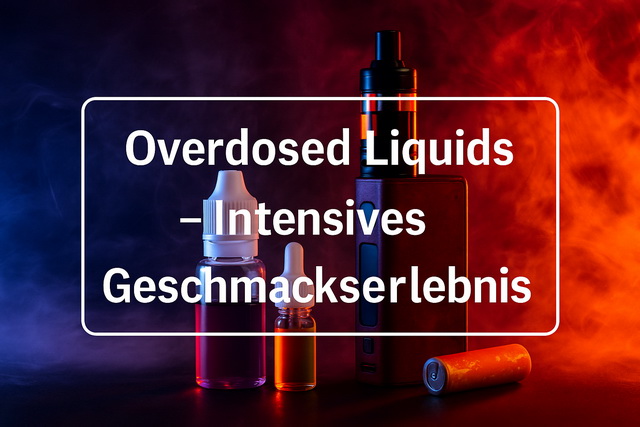 Overdosed Liquid Flasche mit intensivem Aroma für E-Zigaretten