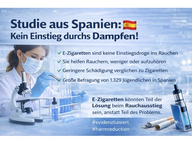 Laborumgebung mit Mikroskop und Reagenzgläsern – Symbolbild zur spanischen URJC-Studie über E-Zigaretten und Gateway-Effekt