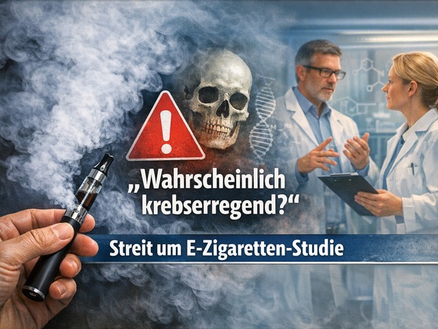 Wissenschaftler widersprechen der Krebsstudie zu E-Zigaretten – Kritik und Fakten